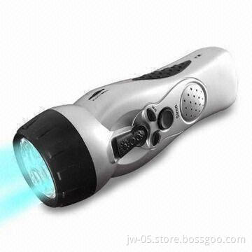 Flashlight, FM Radio with Speaker, Can be Used for Charging Mobile Phone